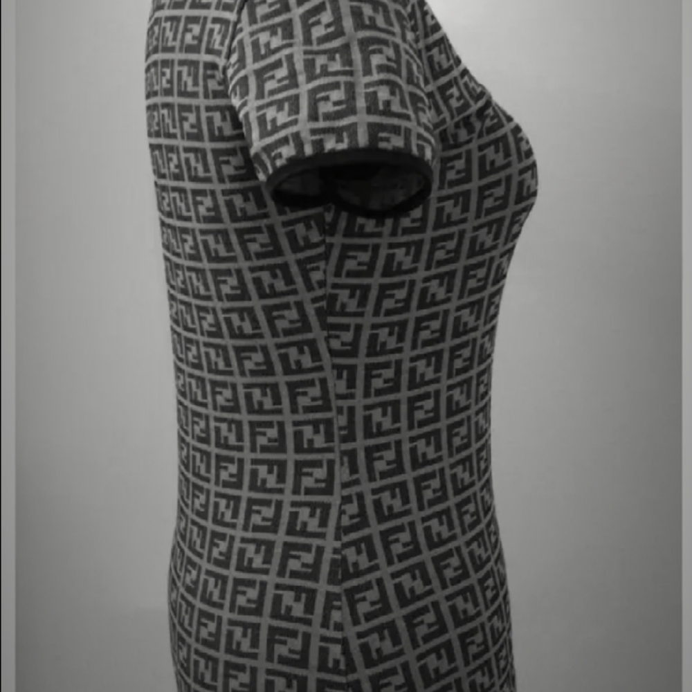 Fendi Zucca Black/Gray Shirt - Picture 3 of 12